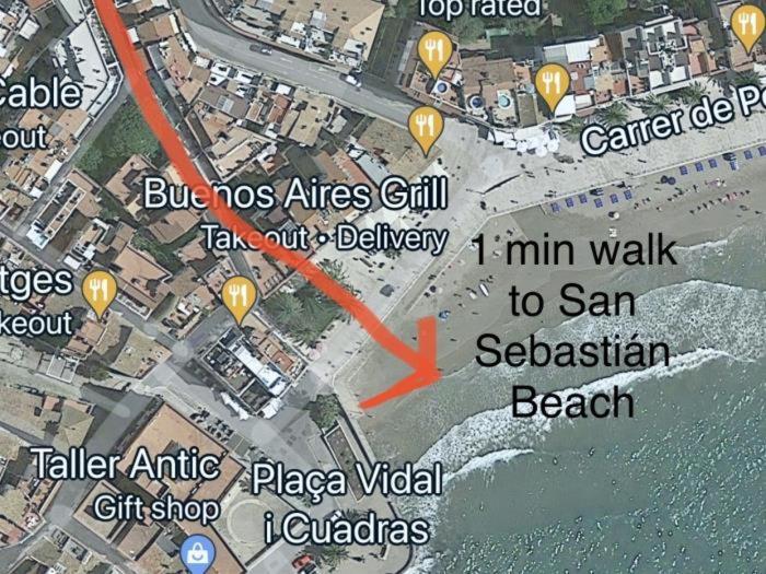 Sitges Spaces Deluxe Beach Apartment- 3 Bedroom, 2 Bathroom, Next To Beach, Sleeps 6 Ngoại thất bức ảnh